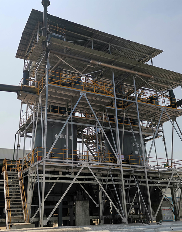 14 million kcal Hot-air Stove & 20t Steam Boiler Project through Biomass Gasifier in Bozhou, Anhui Province