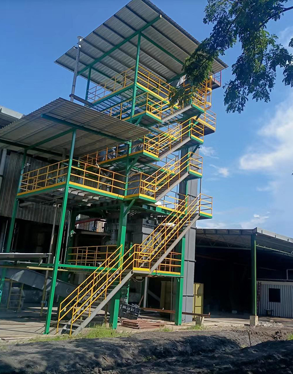 Wood Chip Gasification Project for Heating Kiln Co-generating Biochar in Malaysia