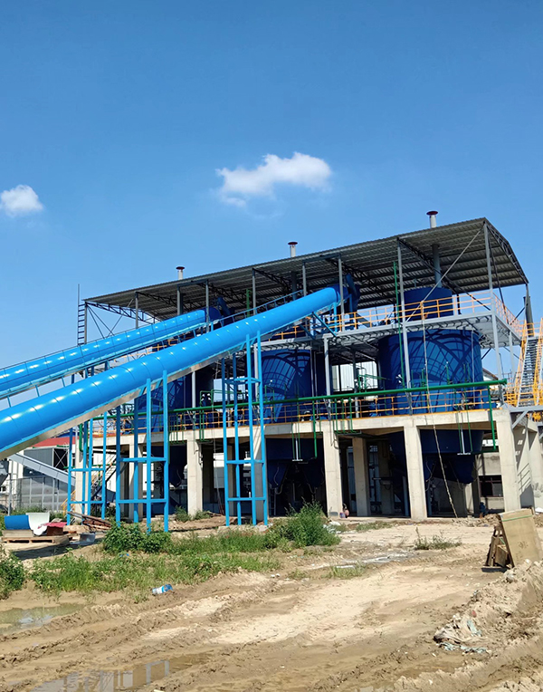Almond Shell Gasification Project for 9 Million Kcal Thermal Oil Boiler Co-generating Biochar for in Hebei Province