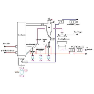 Dual Circulating Fludized Bed Gasifier