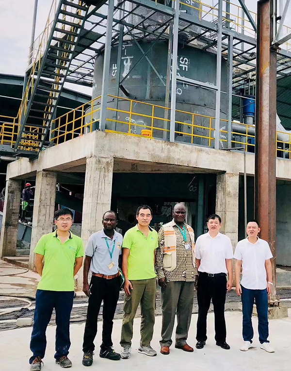 Coconut/palm Shell Gasification Project for Heating Kiln Co-generating Active Carbon in Ghana